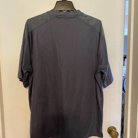 MS State Adidas Climalite ¼ Zip Pullover Shirt Men’s Size Large Gray ShortSleeve - Picture 2 of 9